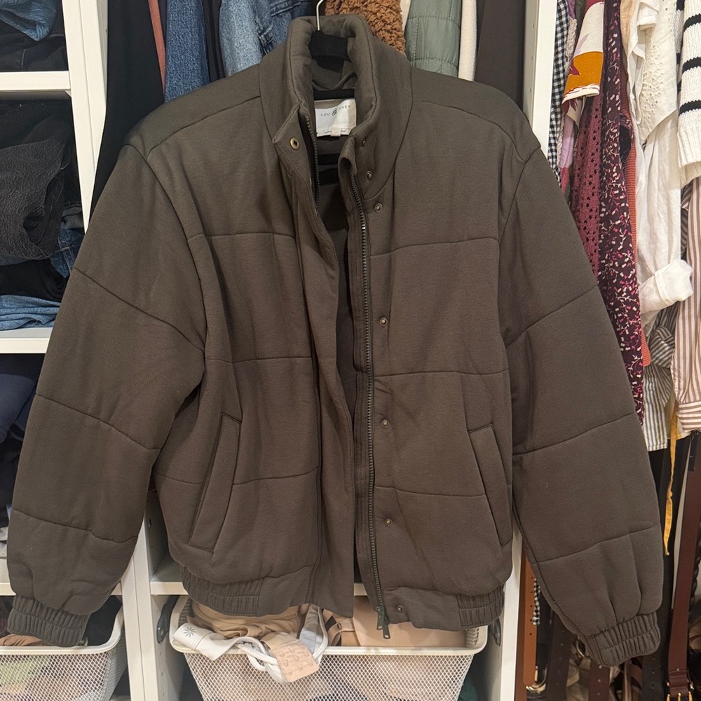 Lou & Grey signature soft plush Puffer Jacket